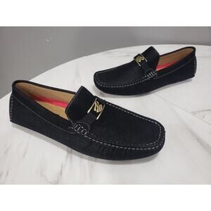 NEW Rocawear‎ Dwight Black Slip On Loafers Oxfords Shoe Men 9 House Grandpa
